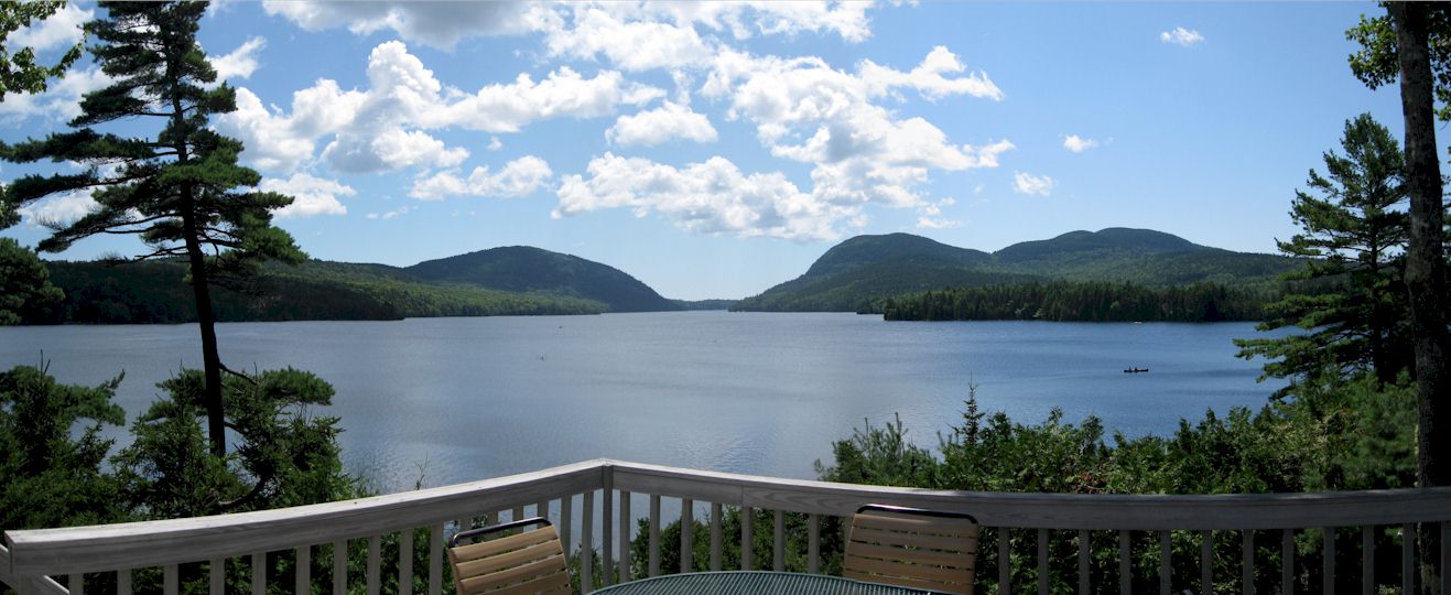 Fair Weather Clouds Over Long Pond